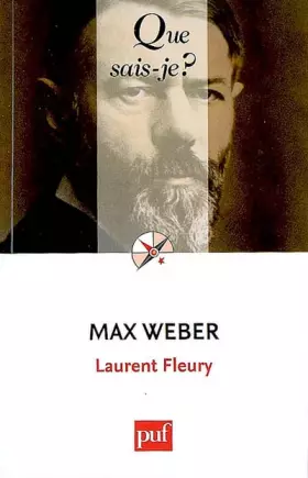 Couverture du produit · Max Weber