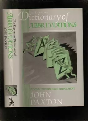 Couverture du produit · Everyman's Dictionary of Abbreviations