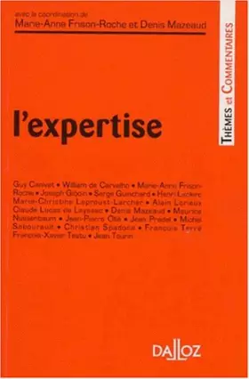 Couverture du produit · L'expertise