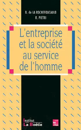Couverture du produit · L'entreprise et la société au service de l'homme