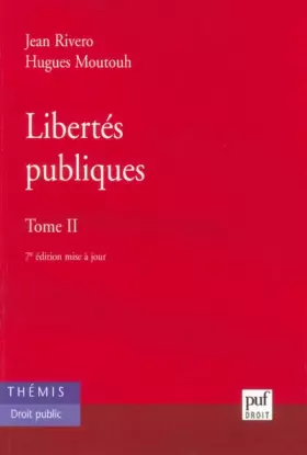 Couverture du produit · Libertés publiques, tome 2