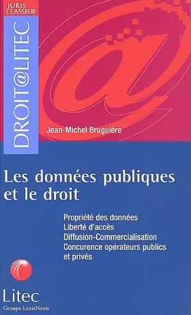 Couverture du produit · Les données publiques et le droit