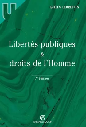 Couverture du produit · Libertés publiques et droits de l'Homme
