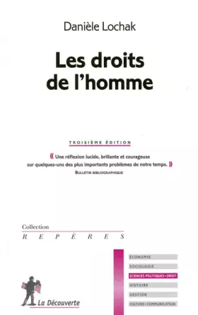 Couverture du produit · Les droits de l'homme