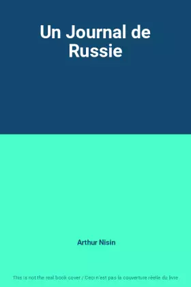 Couverture du produit · Un Journal de Russie