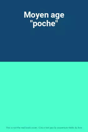 Couverture du produit · Moyen age "poche"