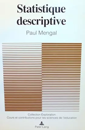 Couverture du produit · Statistique Descriptive