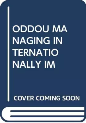 Couverture du produit · Oddou Managing Internationally Im