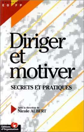 Couverture du produit · Diriger et motiver
