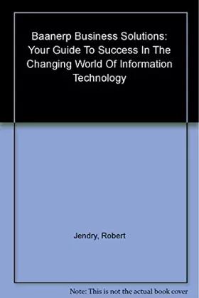 Couverture du produit · Baanerp Business Solutions: Foundations for E-Commerce