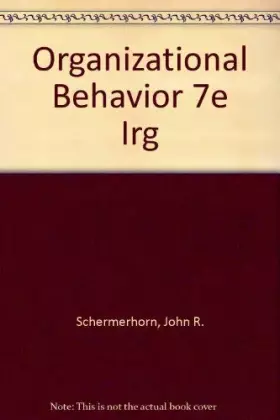 Couverture du produit · Organizational Behavior 7e Irg