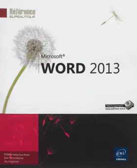 Couverture du produit · Word 2013
