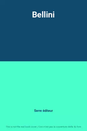 Couverture du produit · Bellini