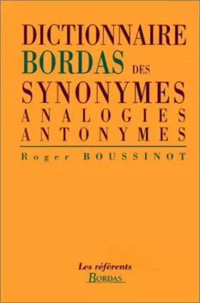 Couverture du produit · BOUSSINOT/DICT.SYNONY.NP (Ancienne Edition)