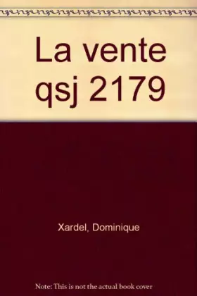 Couverture du produit · La vente