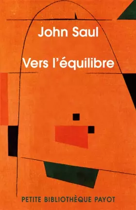 Couverture du produit · vers l'equilibre