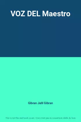 Couverture du produit · VOZ DEL Maestro