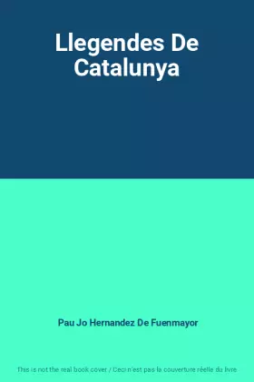 Couverture du produit · Llegendes De Catalunya
