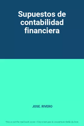 Couverture du produit · Supuestos de contabilidad financiera