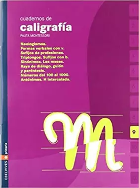 Couverture du produit · Cuaderno 9 de caligrafia Pauta Montessori