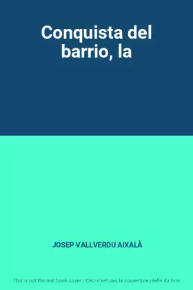 Couverture du produit · Conquista del barrio, la