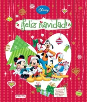 Couverture du produit · Disney. ¡Feliz Navidad!: ¡Con detalles Navideños de cartulina para decorar el árbol!