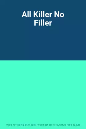 Couverture du produit · All Killer No Filler