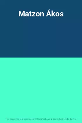 Couverture du produit · Matzon Ákos