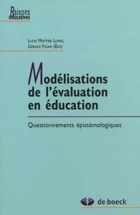 Couverture du produit · Modélisations de l'évaluation en éducation