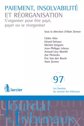 Couverture du produit · Paiement, insolvabilité et réorganisation