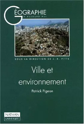 Couverture du produit · Ville et environnement