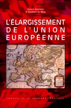 Couverture du produit · Elargissement union europeenne.