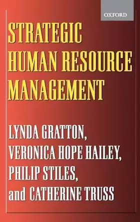 Couverture du produit · Strategic Human Resource Management: Corporate Rhetoric and Human Reality