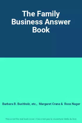 Couverture du produit · The Family Business Answer Book