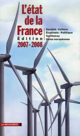 Couverture du produit · L'état de la France : Un panorama unique et complet de la France, édition 2007-2008