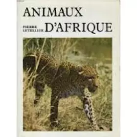 Couverture du produit · Animaux d'Afrique