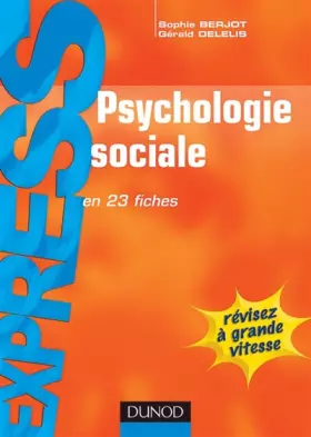 Couverture du produit · Psychologie sociale