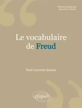 Couverture du produit · Le Vocabulaire de Freud