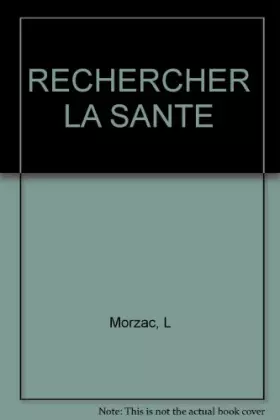 Couverture du produit · RECHERCHER LA SANTE