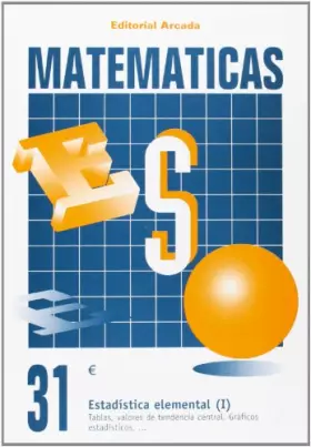 Couverture du produit · Cuaderno Matematicas 31 - Estadistica Elemental (i)