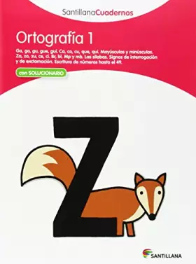 Couverture du produit · Santillana Cuadernos Ortografia: Ortografia pauta 1