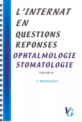 Couverture du produit · Ophtalmologie Stomatologie