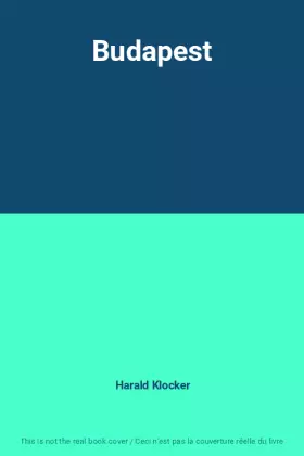 Couverture du produit · Budapest