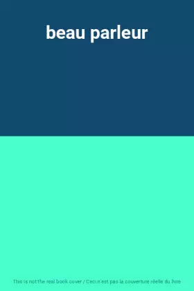 Couverture du produit · beau parleur