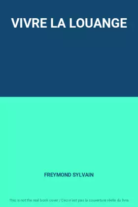 Couverture du produit · VIVRE LA LOUANGE