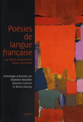 Couverture du produit · Poésies de langue française