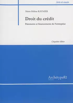 Couverture du produit · Droit du crédit: Paiements et financements de l'entreprise