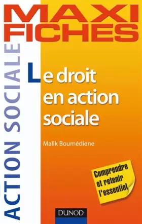 Couverture du produit · Maxi-fiches - Le droit en action sociale