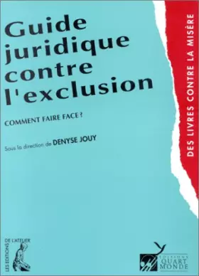 Couverture du produit · Guide juridique contre l'exclusion. Comment faire face ?