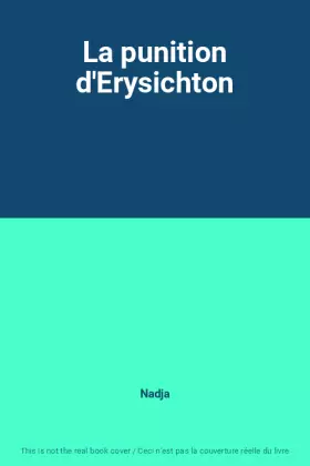 Couverture du produit · La punition d'Erysichton